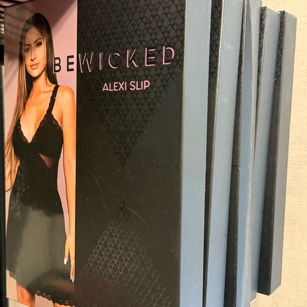 BeWicked Alexi Black Slip Dress - Picture 9 of 9